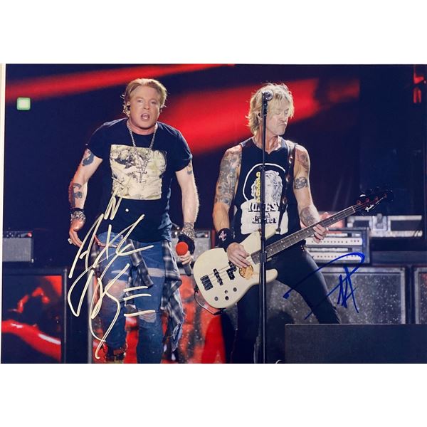 Autograph Signed Guns N Roses Axl Rose Photo