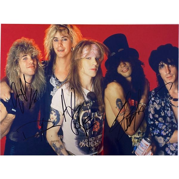 Autograph Signed Guns N Roses Axl Rose Photo