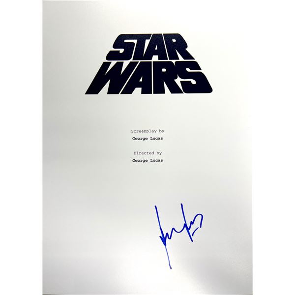 Autograph Signed Star Wars Script Cover