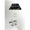 Image 1 : Autograph Signed Star Wars Script Cover