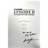 Image 1 : Autograph Signed Star Wars Attack of Clones Script Cover