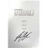 Image 1 : Autograph Signed Star Wars Phantom Menace Script Cover