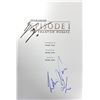 Image 1 : Autograph Signed Star Wars Phantom Menace Script Cover