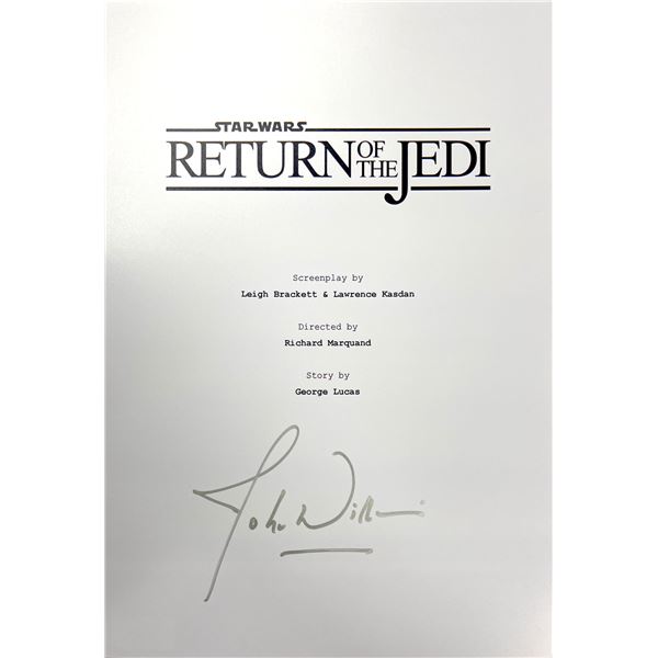 Autograph Signed Star Wars Return of the Jedi Script Cover