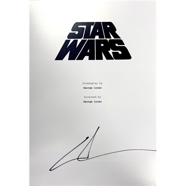 Autograph Signed Star Wars New Hope Script Cover