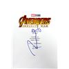 Image 1 : Autograph Signed Avengers Infinity War Script Cover