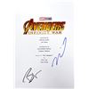 Image 1 : Autograph Signed Avengers Infinity War Script Cover