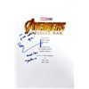 Image 1 : Autograph Signed Avengers Infinity War Script Cover