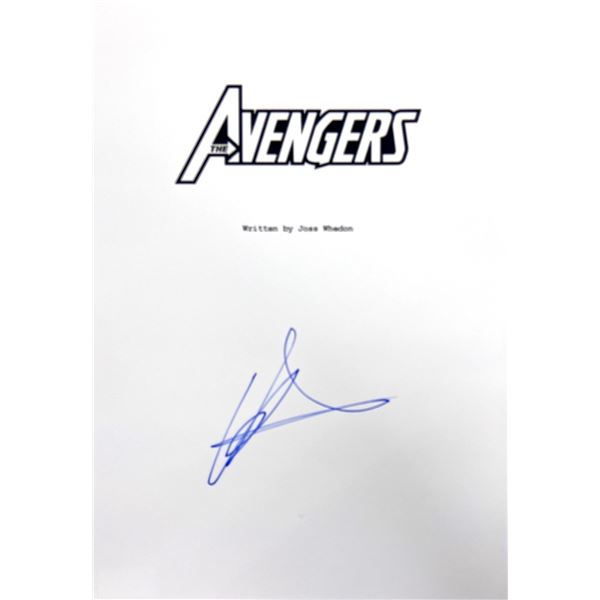 Autograph Signed Avenger Script Cover