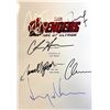 Image 1 : Autograph Signed Avengers Age of Ultron Script Cover