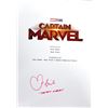 Image 1 : Autograph Signed Captain Marvel Script Cover