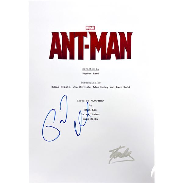 Autograph Signed Antman Script Cover