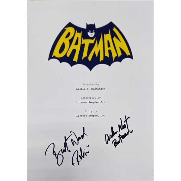 Autograph Signed Batman Script Cover