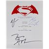 Image 1 : Autograph Signed Batman V Superman Script Cover