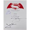 Image 1 : Autograph Signed Batman V Superman Script Cover