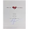 Image 1 : Autograph Signed Man of Steel Script Cover