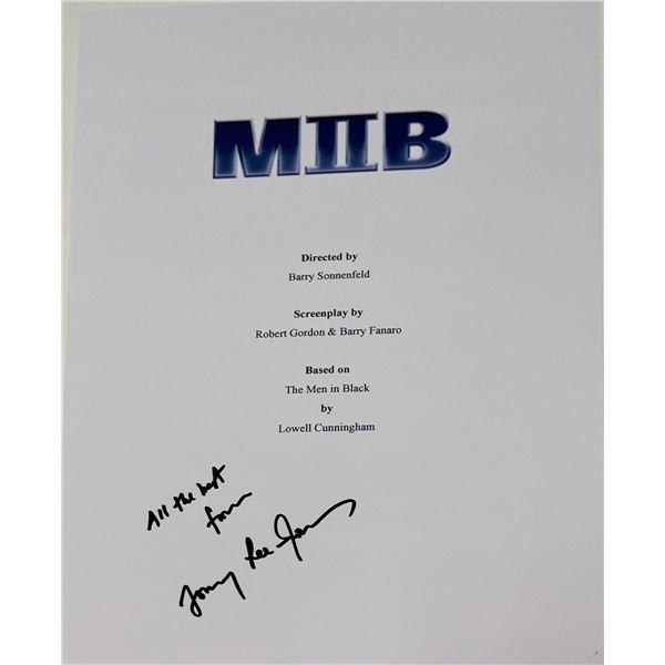 Autograph Signed Men In Black Script Cover