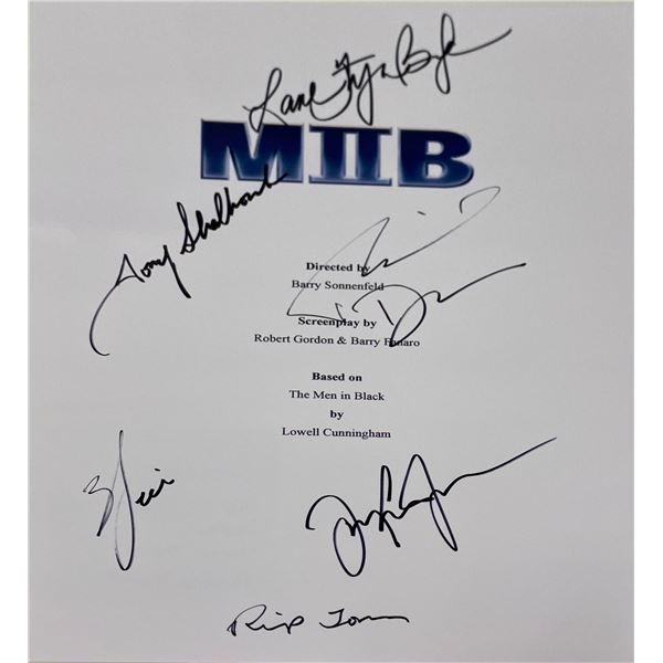 Autograph Signed Men In Black Script Cover