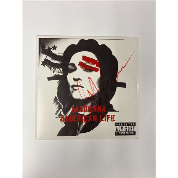 Autograph Signed Madonna American Life CD Booklet