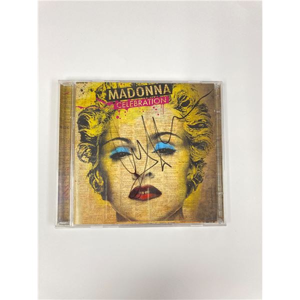 Autograph Signed Madonna Celebration CD