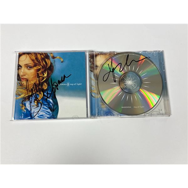 Autograph Signed Madonna Ray of Light CD