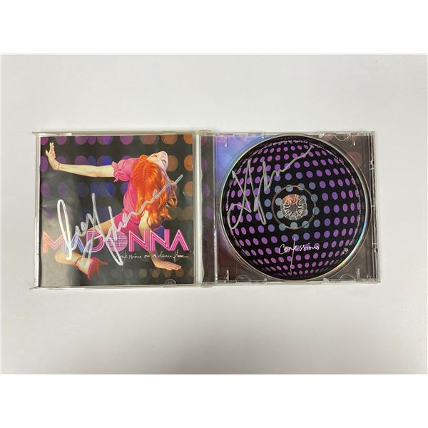 Autograph Signed Madonna Confessions CD