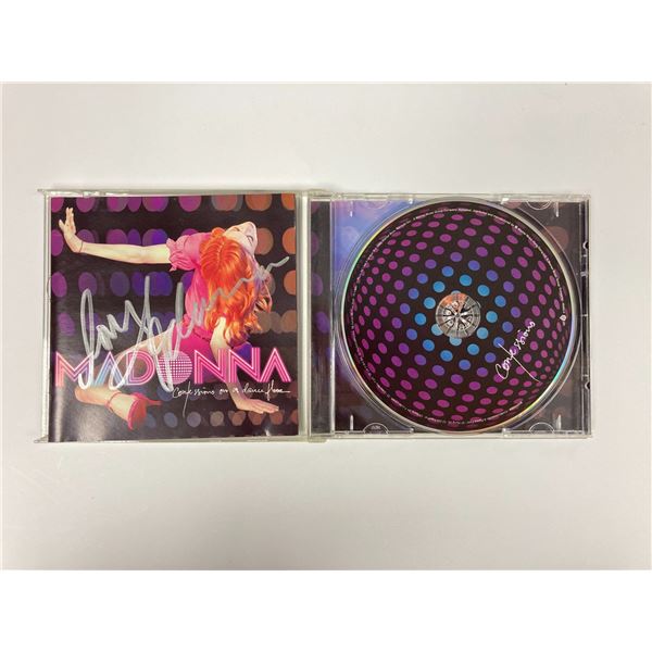 Autograph Signed Madonna Confessions CD