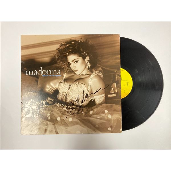 Autograph Signed Madonna Like a Virgin Vinyl