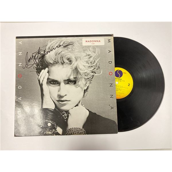 Autograph Signed Madonna Madonna Vinyl