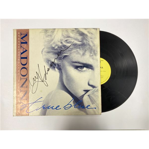 Autograph Signed Madonna True Blue Vinyl