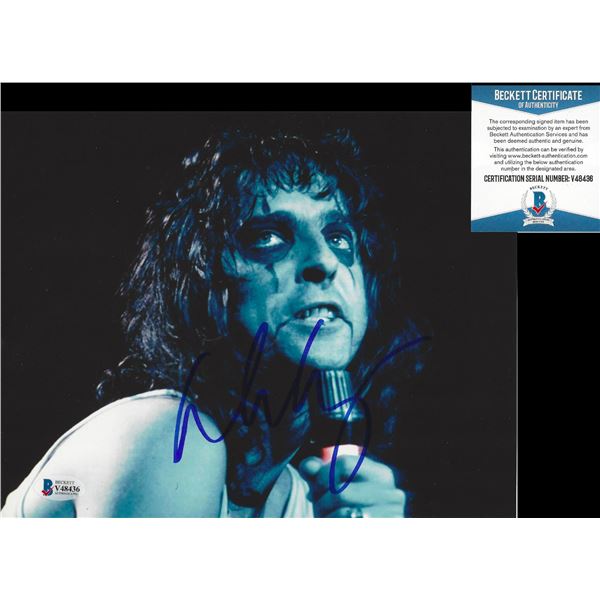 Autograph Signed Alice Cooper Photo