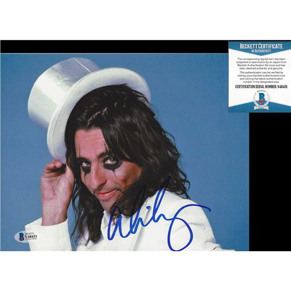Autograph Signed Alice Cooper Photo