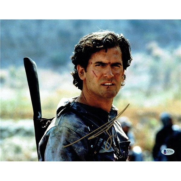 Autograph Signed Bruce Campbell Evil Dead  Photo