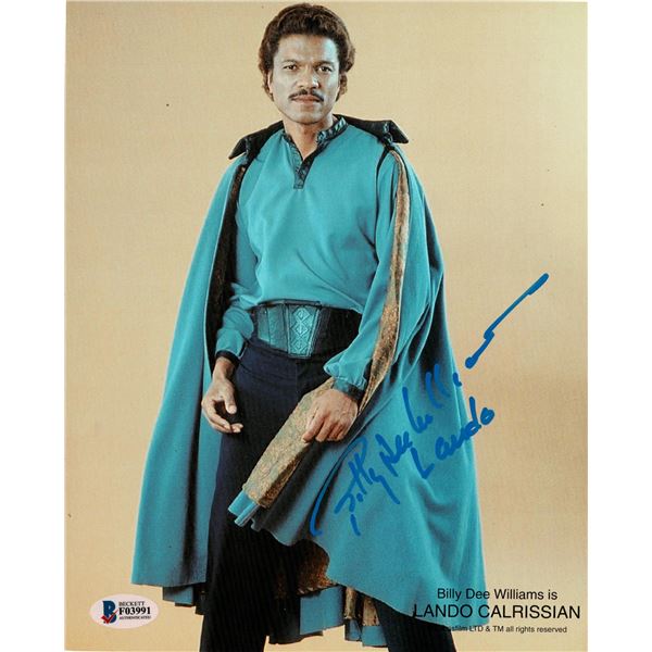 Autograph Signed Billy Dee Williams Photo