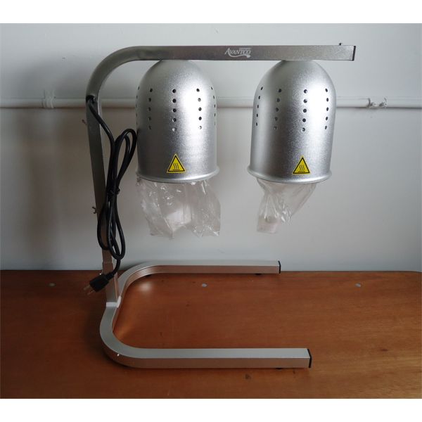 NEW Counter Top Double Heat Lamp Warmer