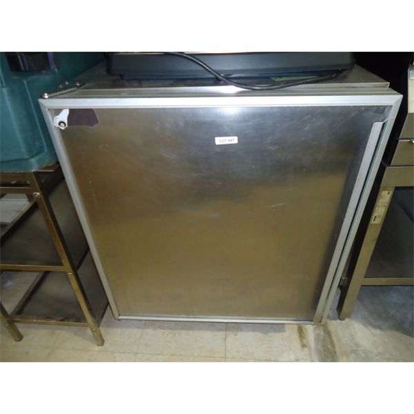 USED Silver King Under Counter Refrigerator on Heavy Duty Casters
