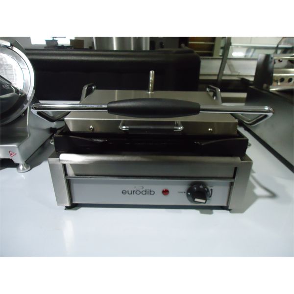 NEW Eurodib Flat Single Panini Press, 220 V