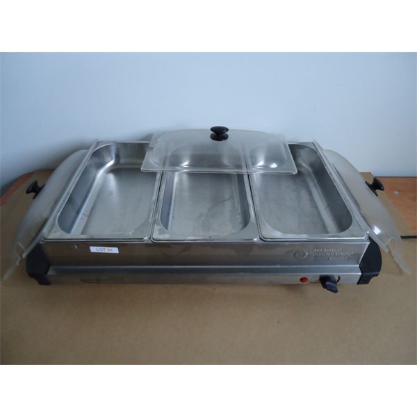 NEW Crocker Stainless Steel Buffet Server