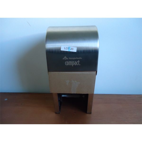 NEW Compact 2-Roll Vertical Bath Tissue Dispenser