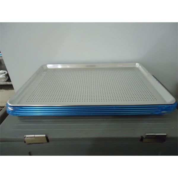 Lot of 6 - NEW Aluminum Perforated Baking Sheets 26" x 18"