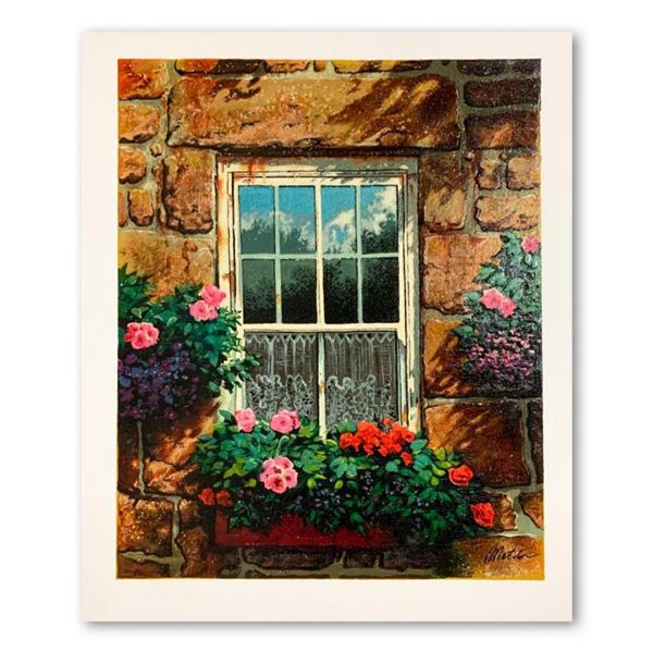 Anatoly Metlan, "Beyond Our Window" Hand Signed Limited Edition Serigraph on Pap
