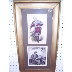 Pair Framed Navajo Indian Prints