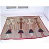 Image 1 : Navajo Indian Yei Rug Handspun