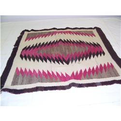 Navajo Indian Saddle Blanket 31" x 34"