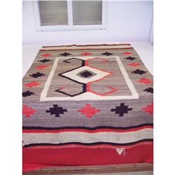 Navajo Indian Rug With Water Bettle Design C1900