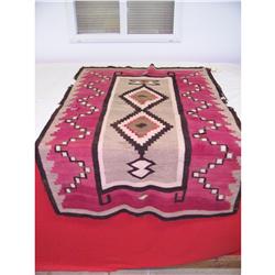 Early Navajo  Indian Rug 38 x 58