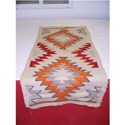 Navajo Indian Saddle Blanket C 1910 - 1930