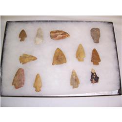 Group 12 Indian Arrowheads