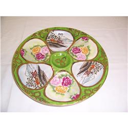 Oyster Plate Unmarked 9" Diameter