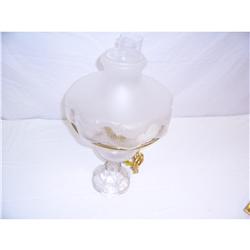 Victorian Oil Lamp With Shade
